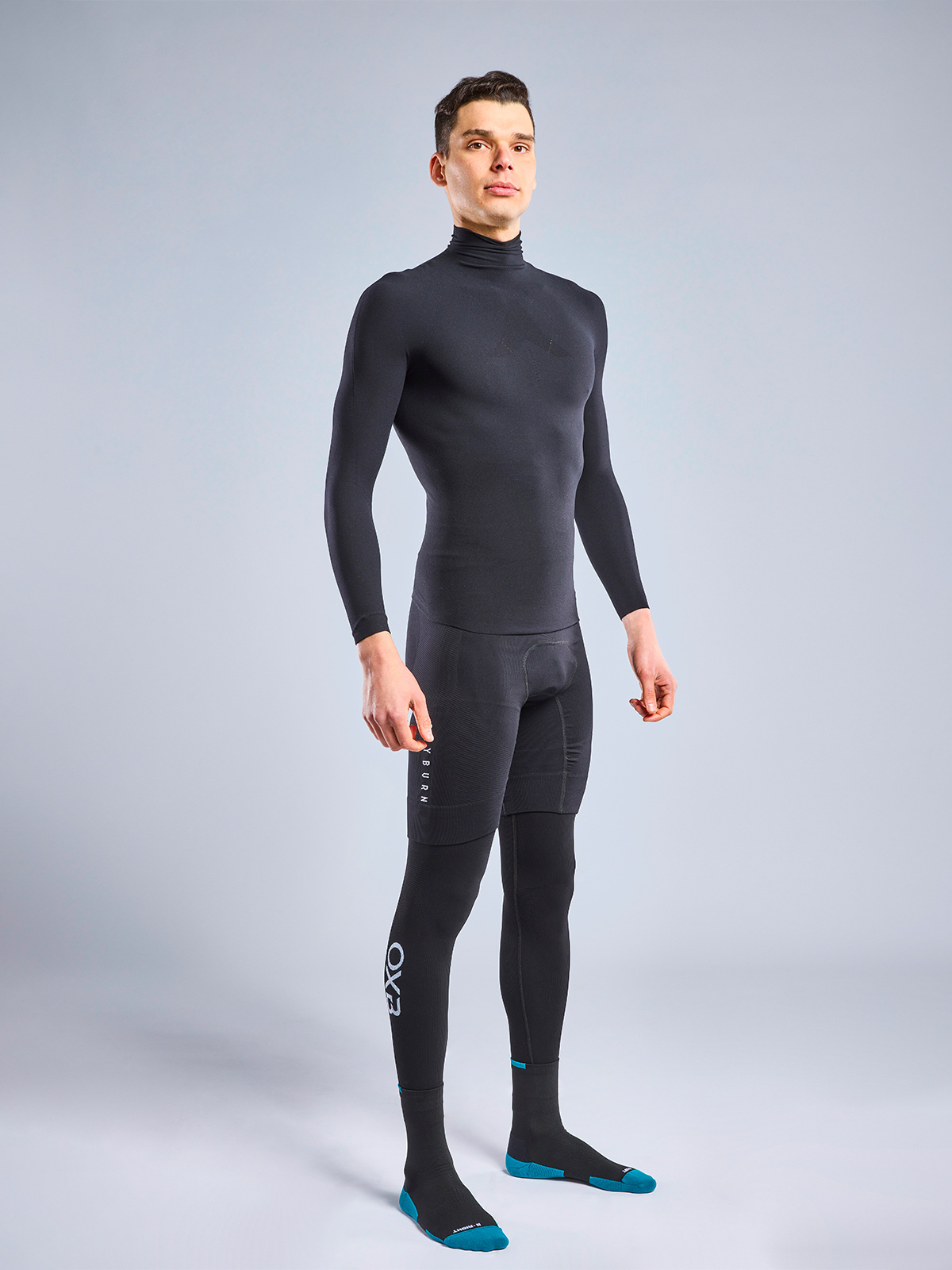 Maglia intima ciclismo collo alto taglio vivo | SHELTER 5088 - immagine 3