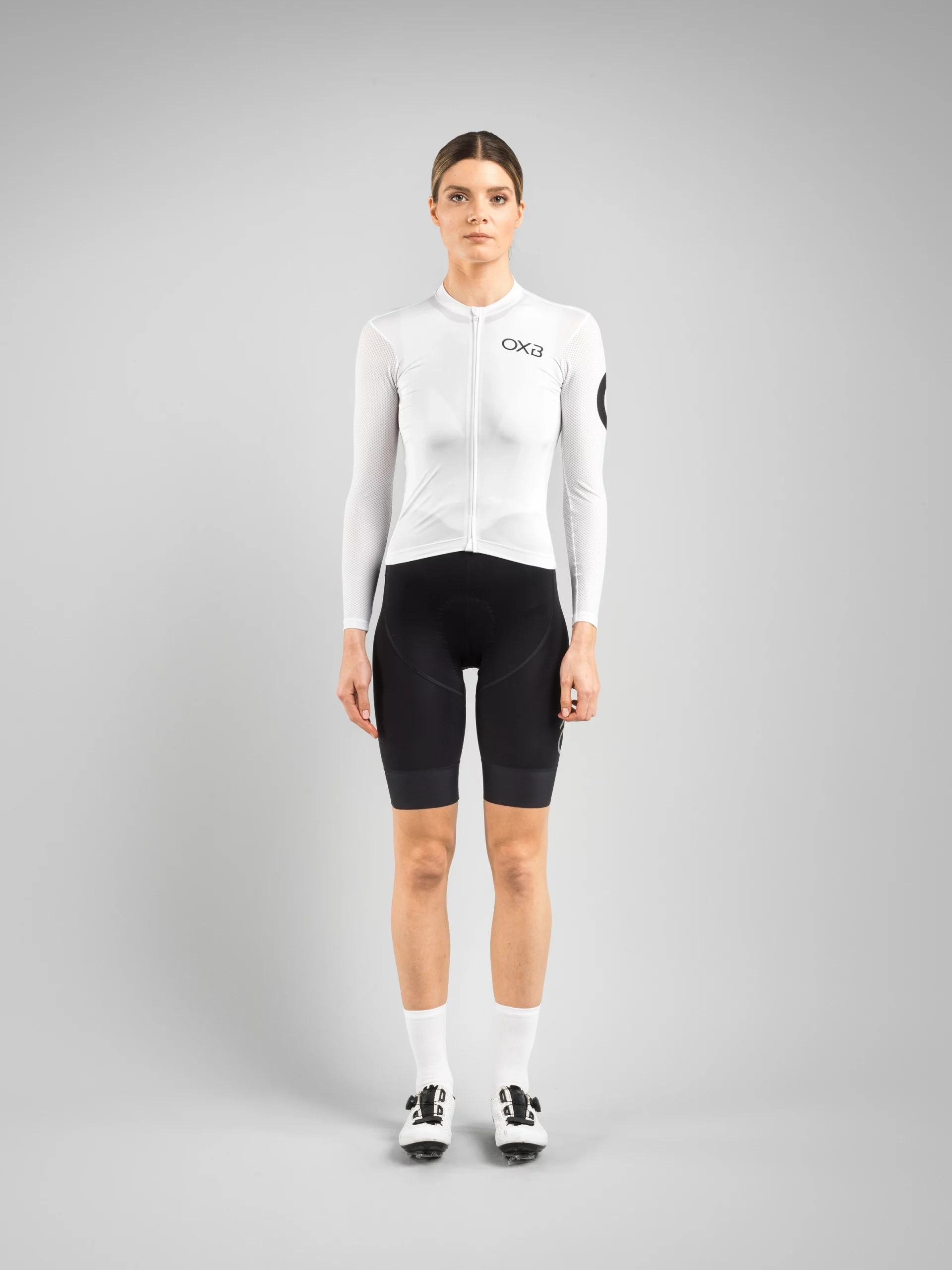 Jersey maniche lunghe ciclismo donna full zip | FIT-PRO 3014W - immagine 2