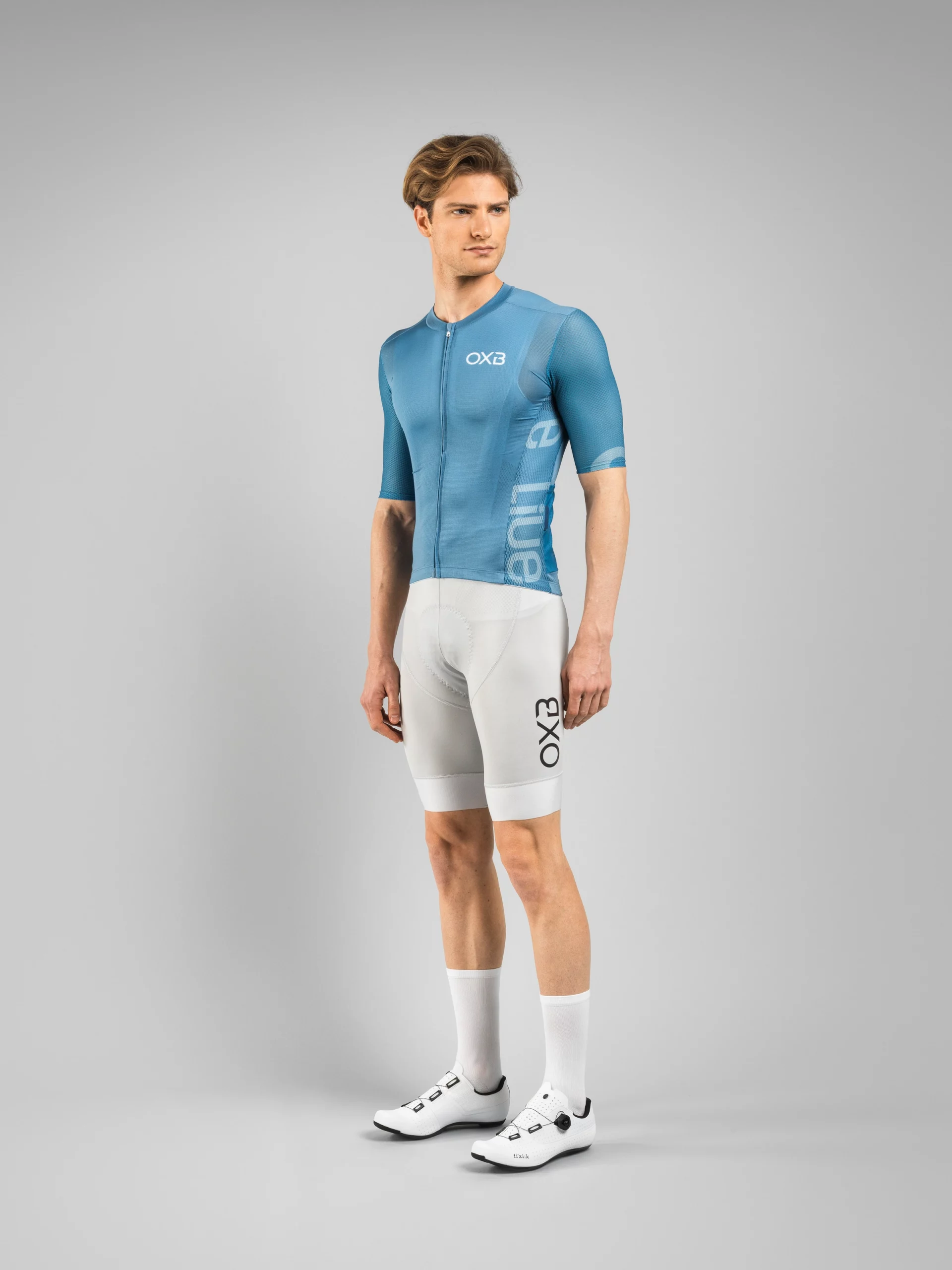 Jersey maniche corte ciclismo uomo full zip | FIT-PRO 3046 - immagine 3
