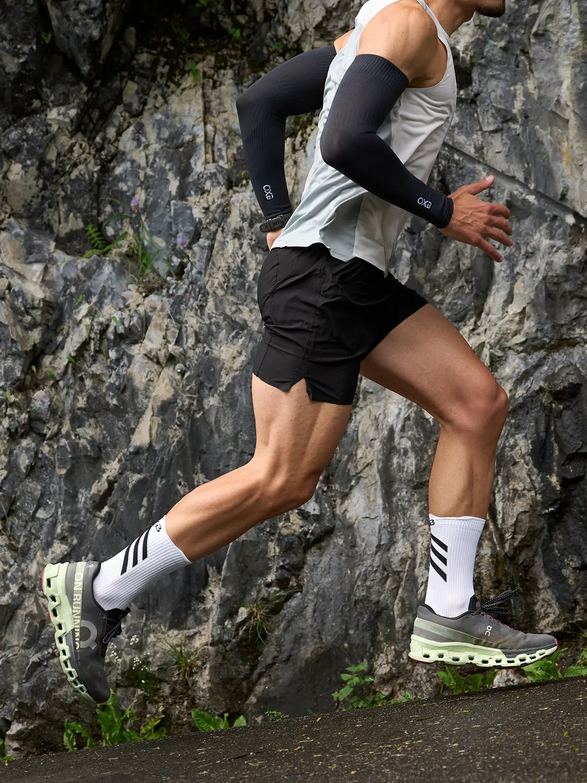 Shorts running uomo regolabili | X-FLY 3032 - immagine 2
